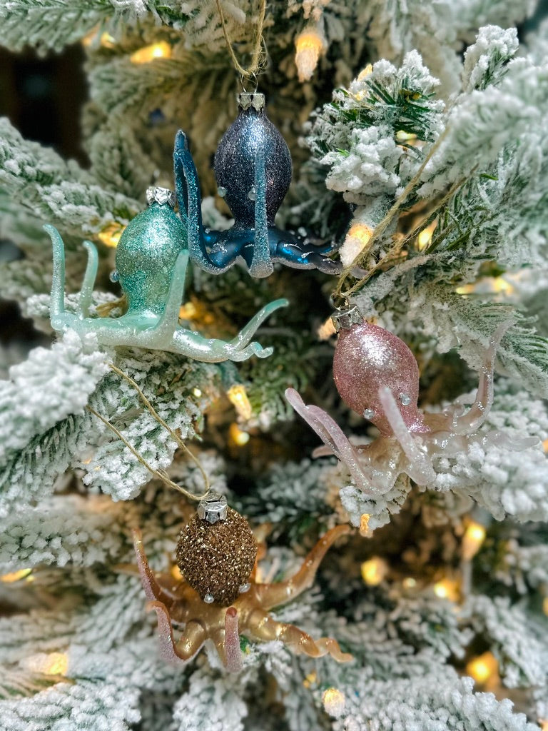 Multicolor Octopus Ornament