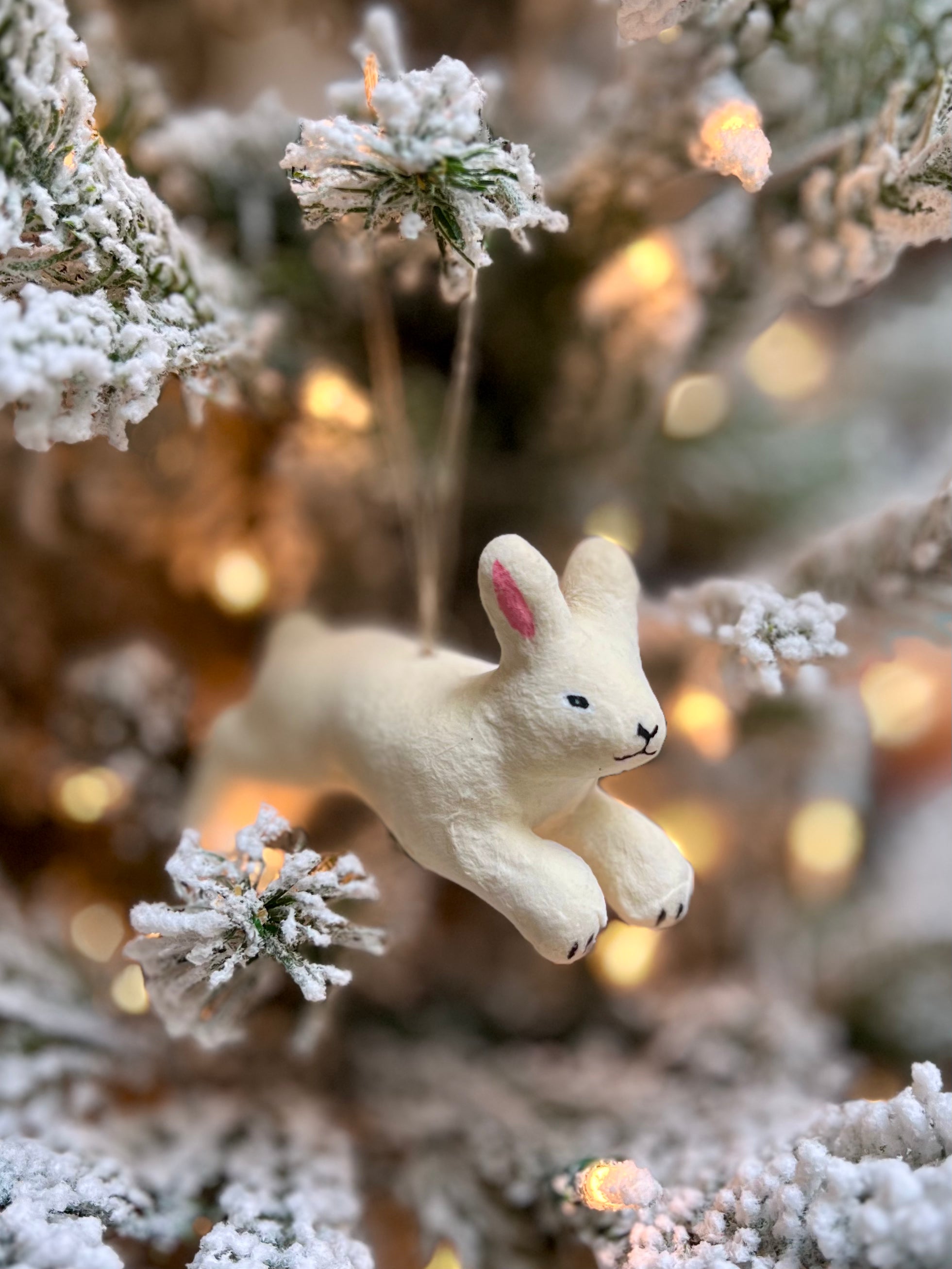 Leaping Bunny Ornament