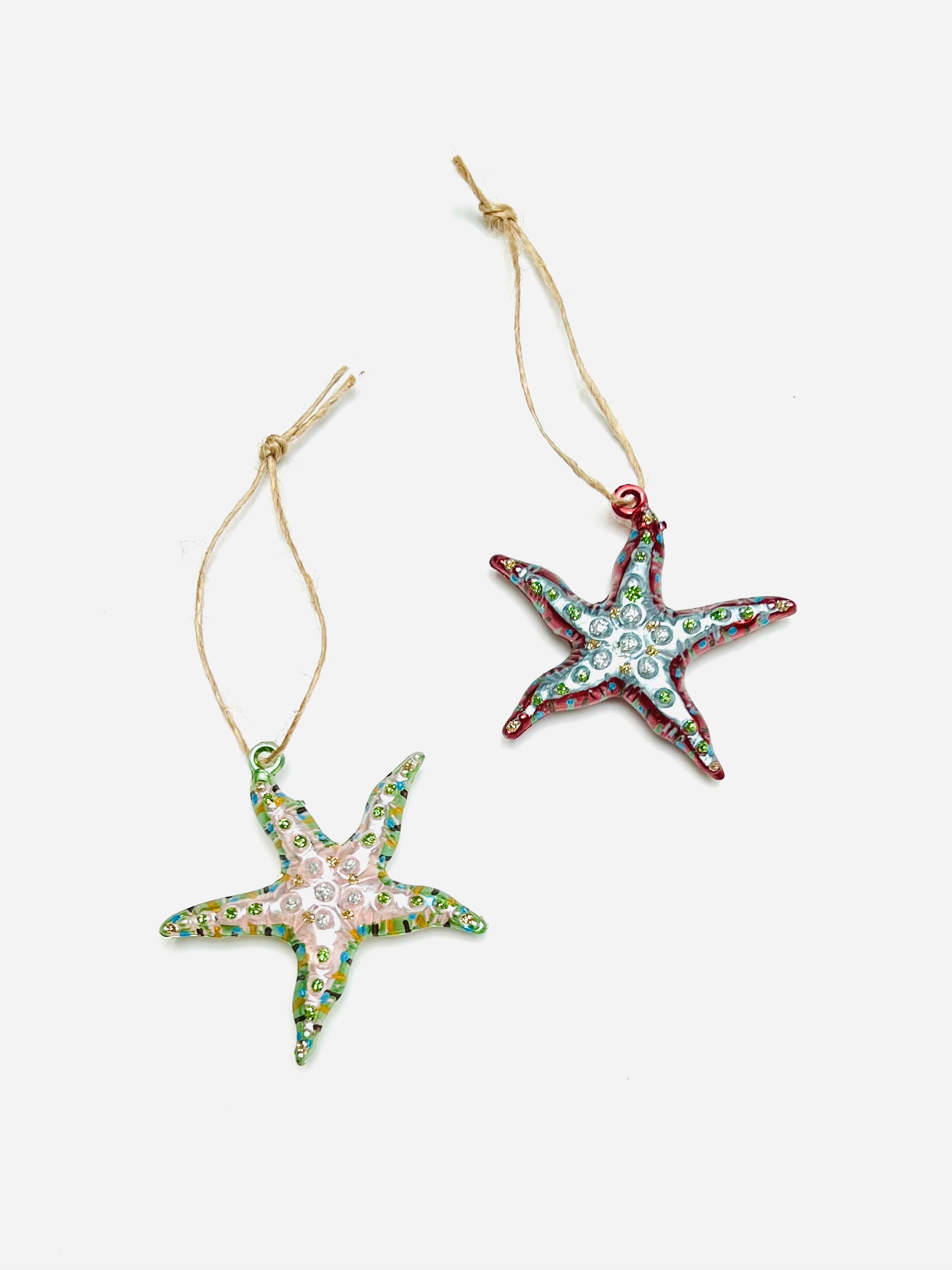 Glitter Starfish Ornament