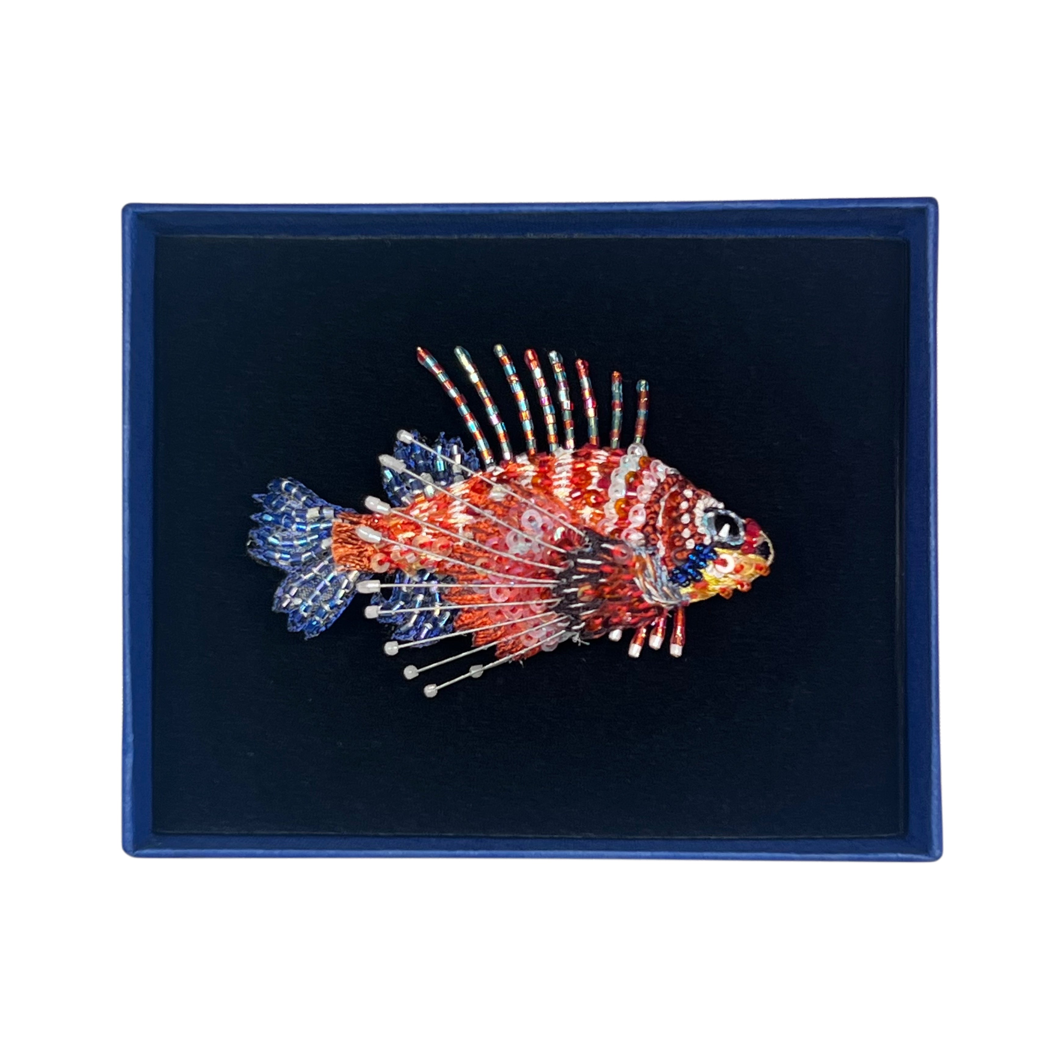Lion Sea Fish brooch