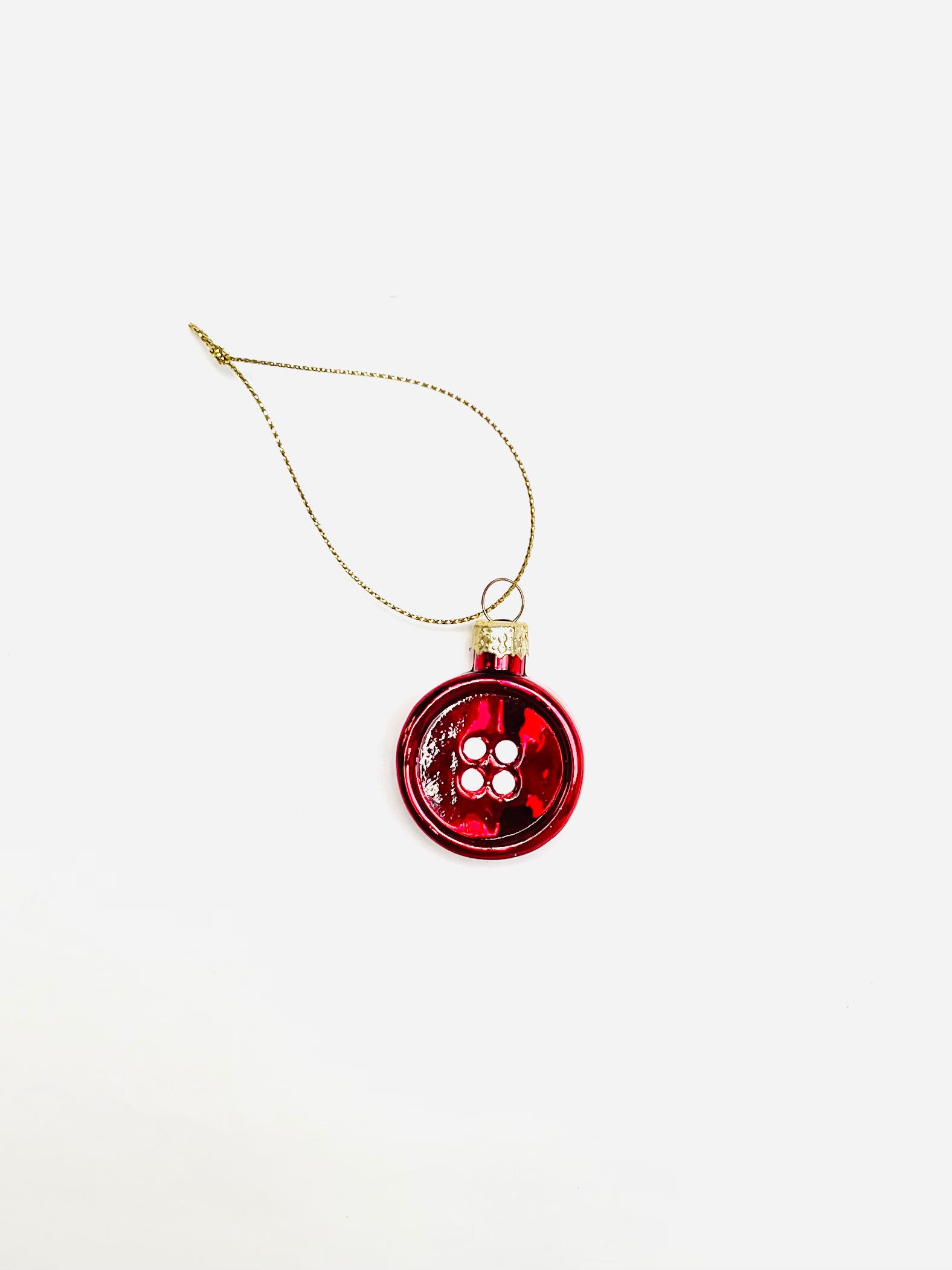 Lil' Red Button Ornament