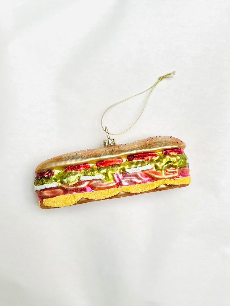 Deluxe Sub Sandwich Ornament