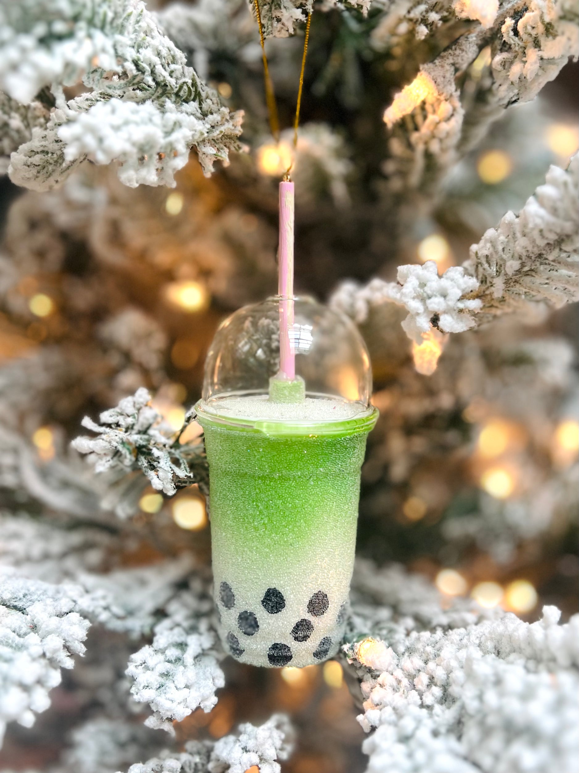 Boba Tea Ornament