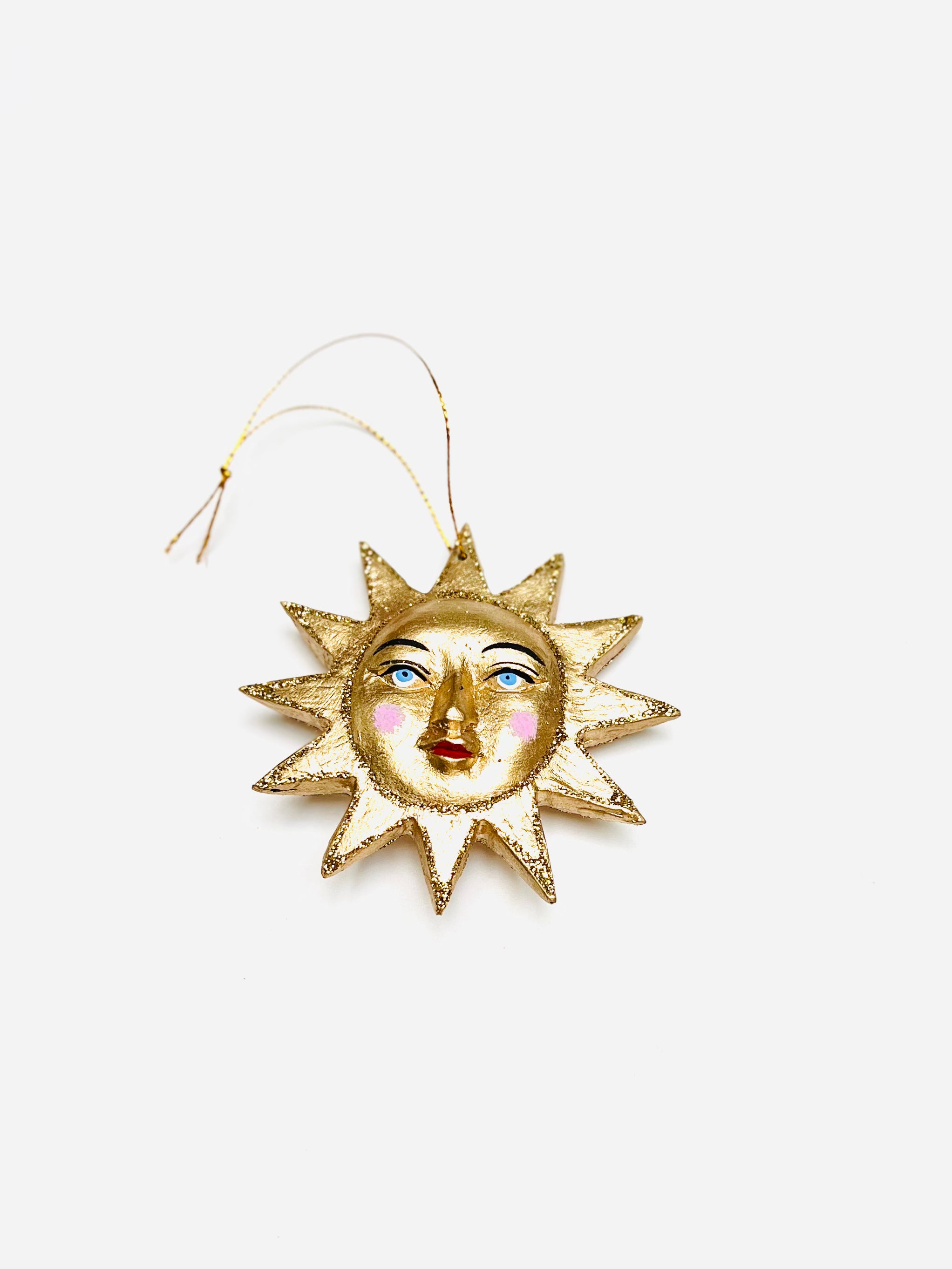 Gilded Sun Ornament