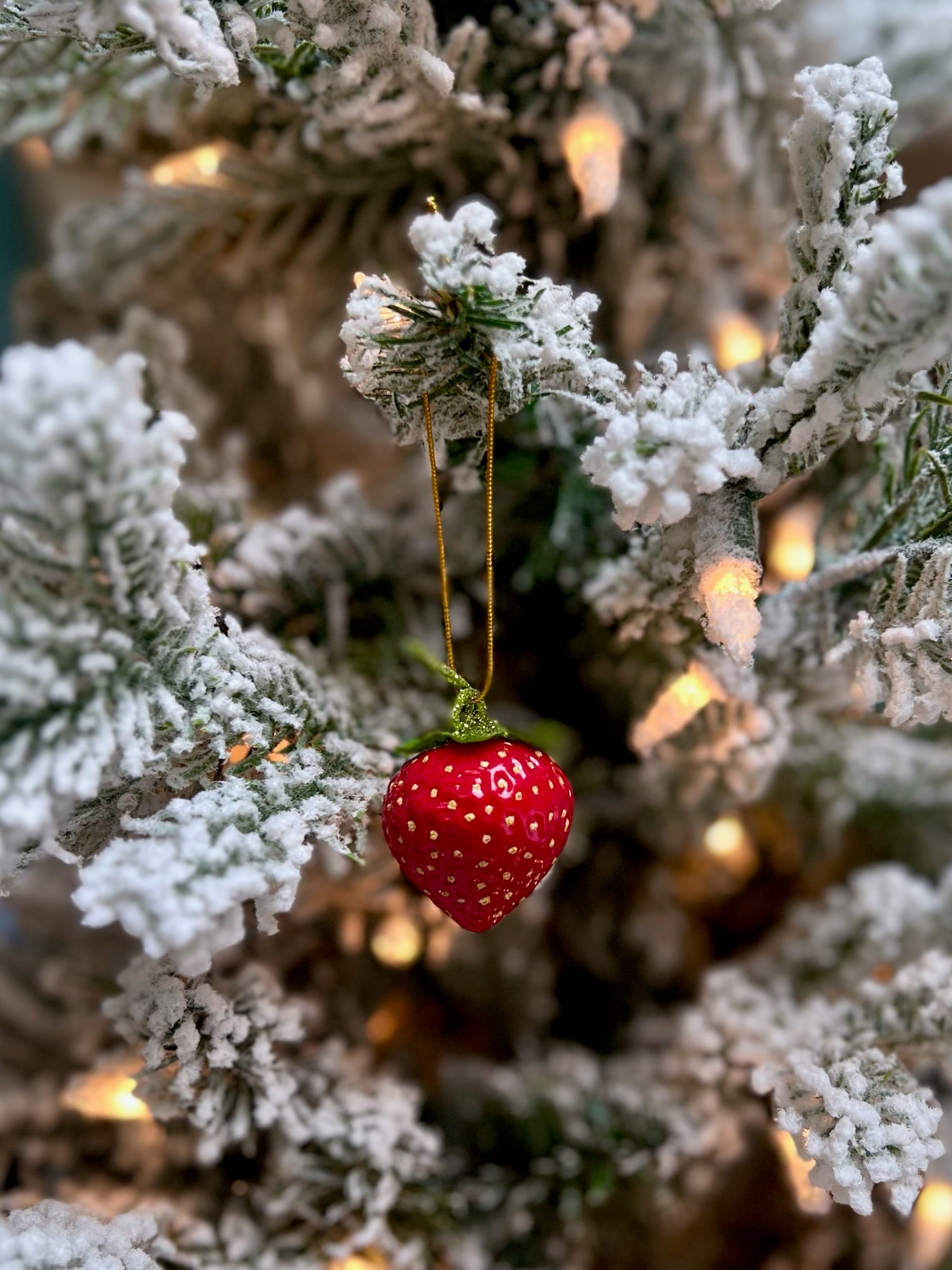 Farm Fresh Strawberry Ornament