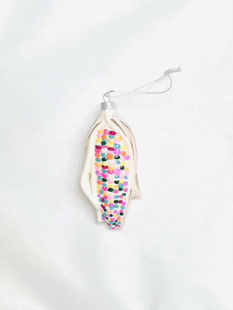 Rainbow Corn Ornament