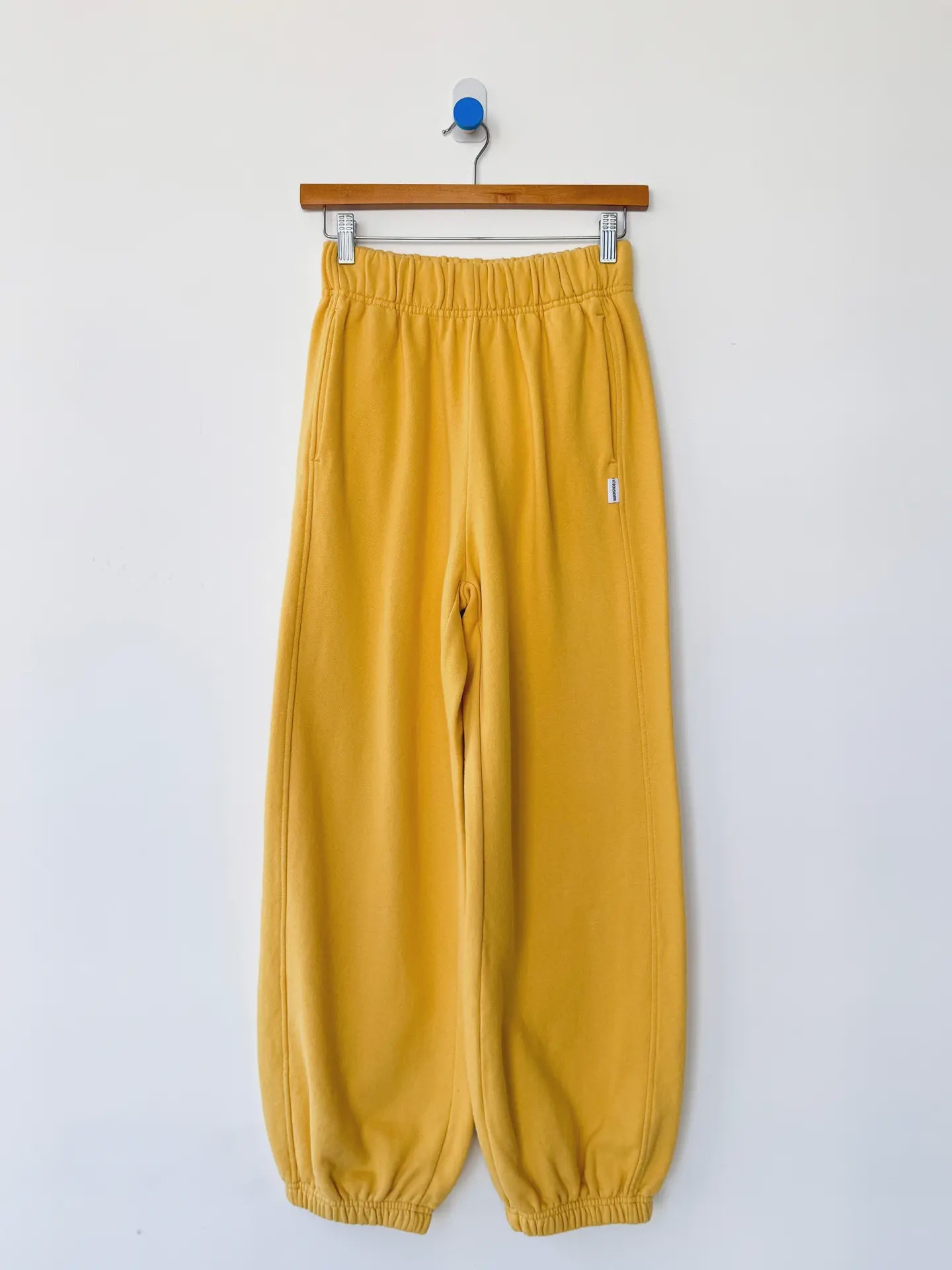 French Terry Deep Yellow Balloon Pants