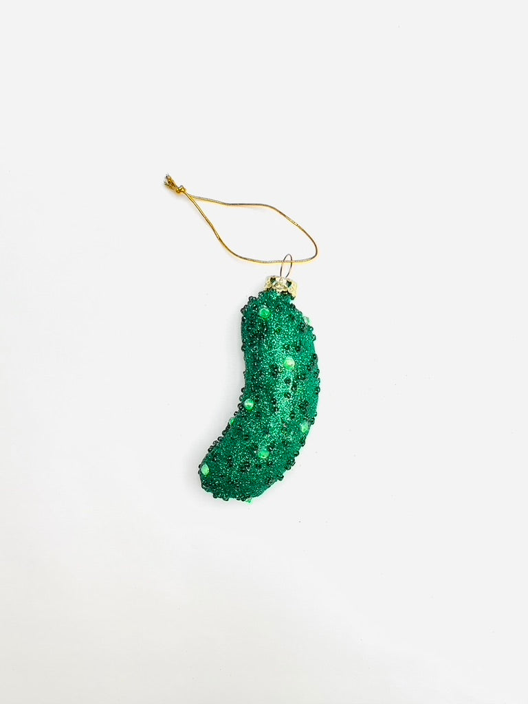 Jeweled Pickle Ornament