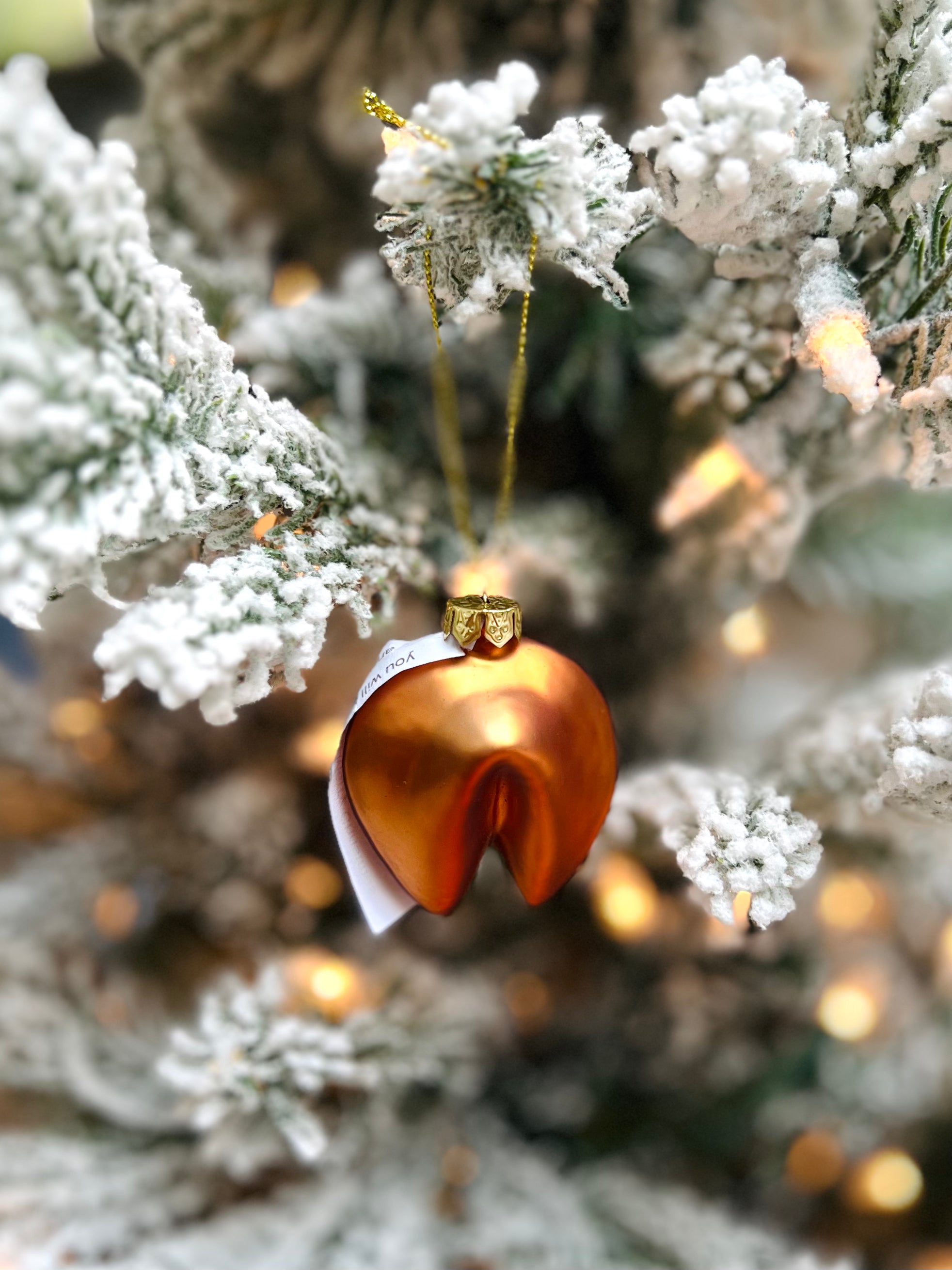 Fortune Cookie Ornament
