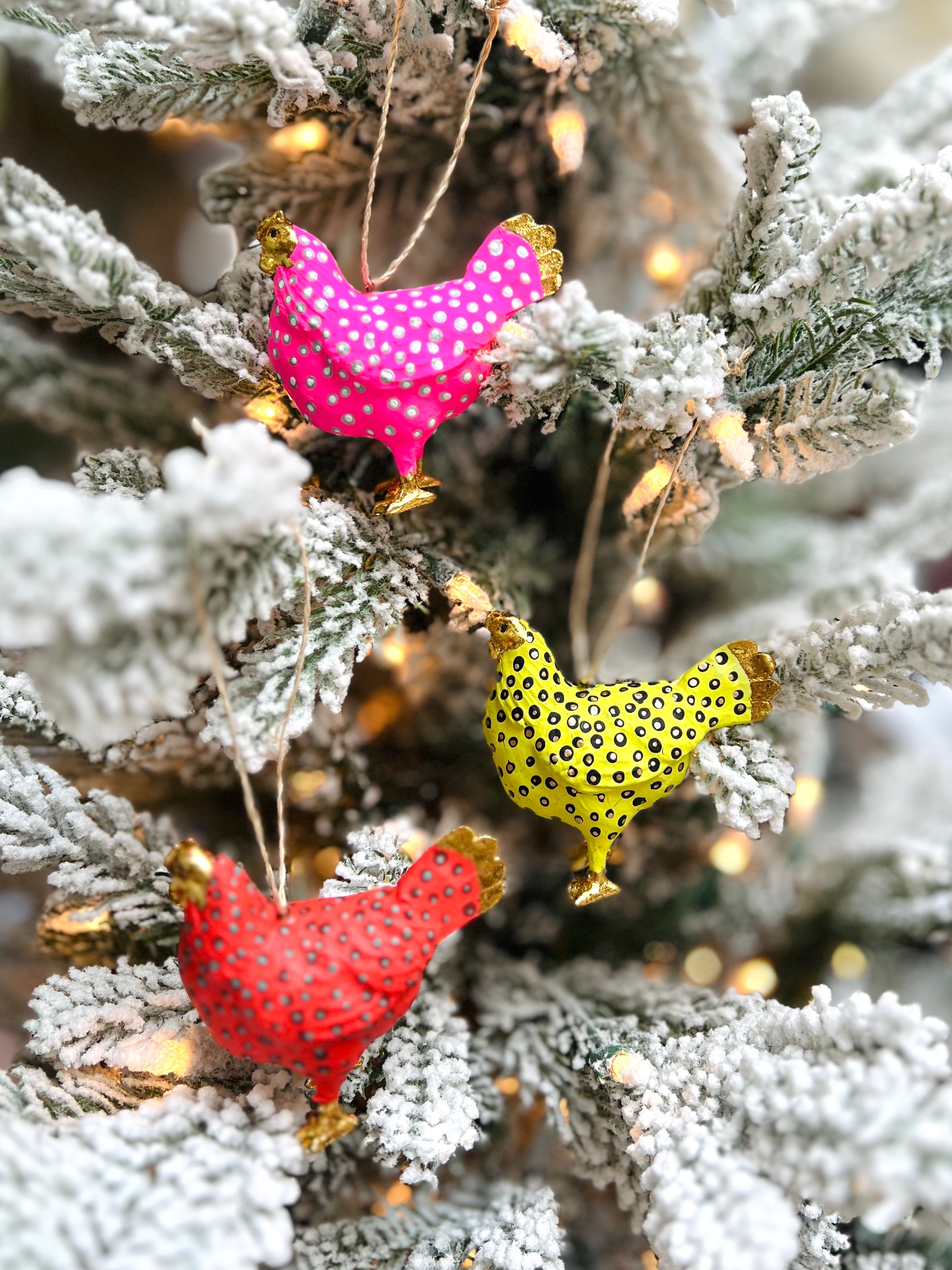 Merriment Hen Ornament