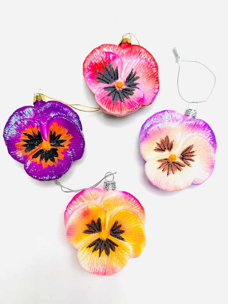 Pansy Ornament