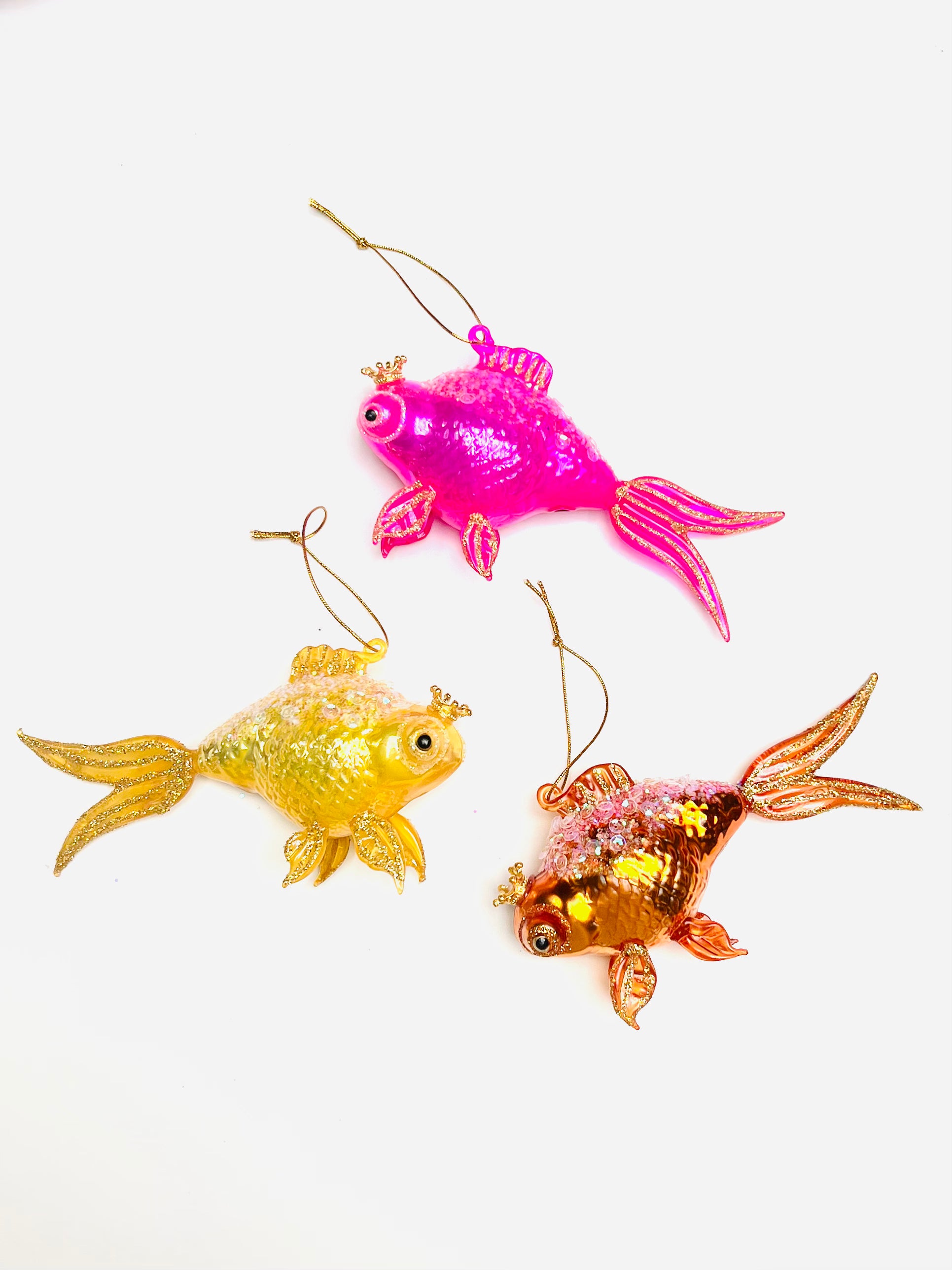 Fanciful Gold Fish Ornament