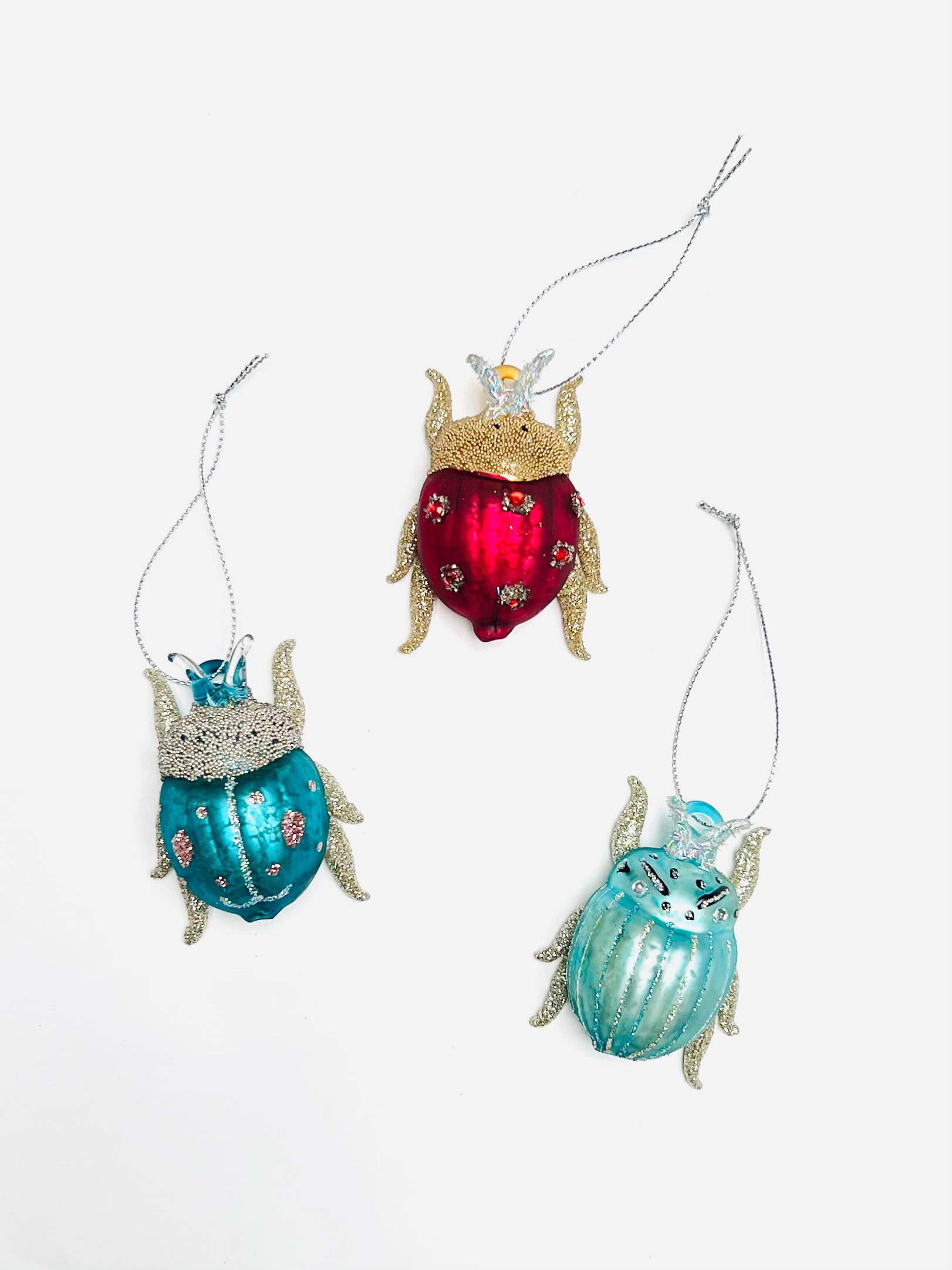 Small Pastel Beetle Ornament