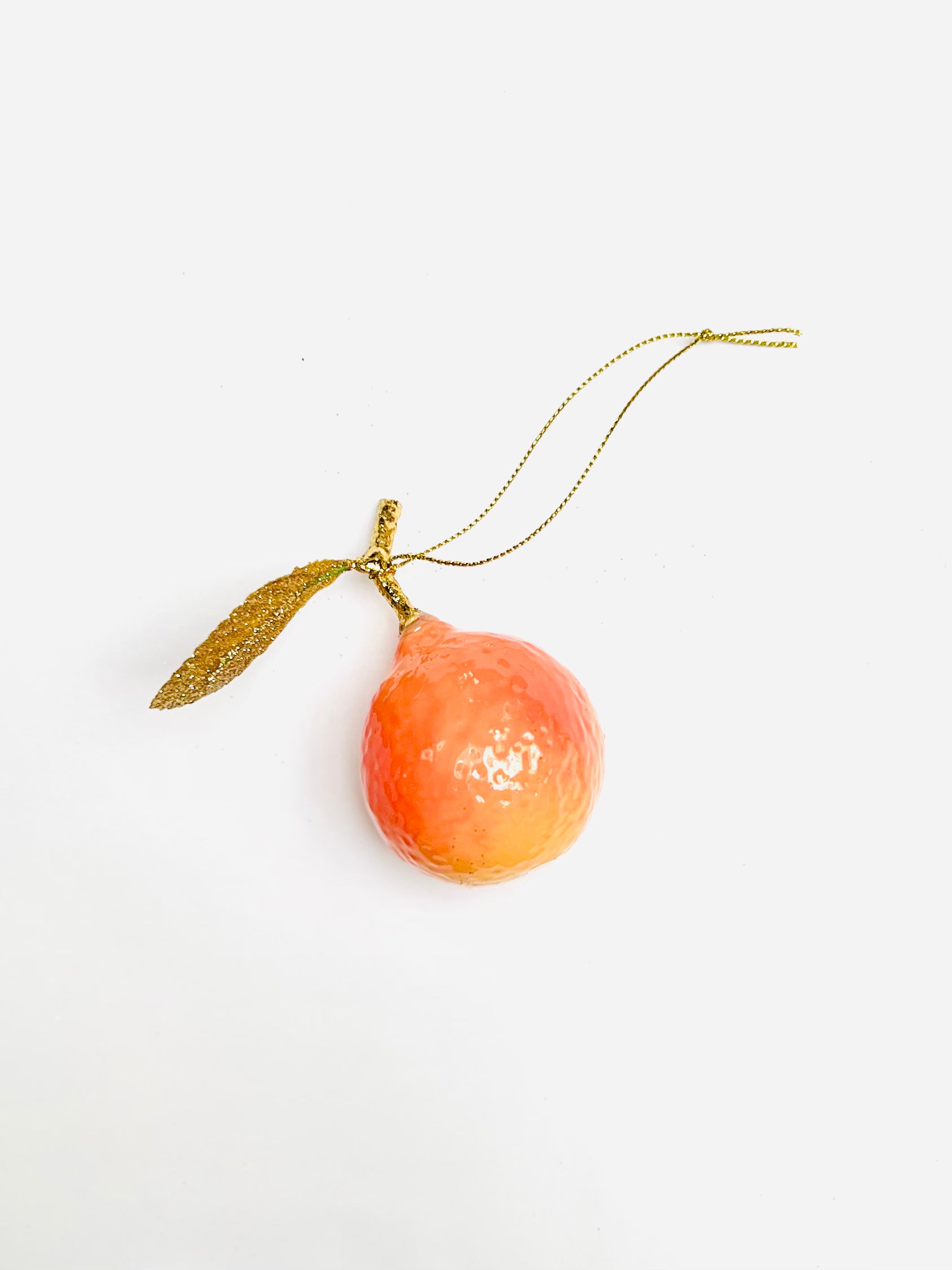 Gold Leaf Cultivated Clementine Ornament