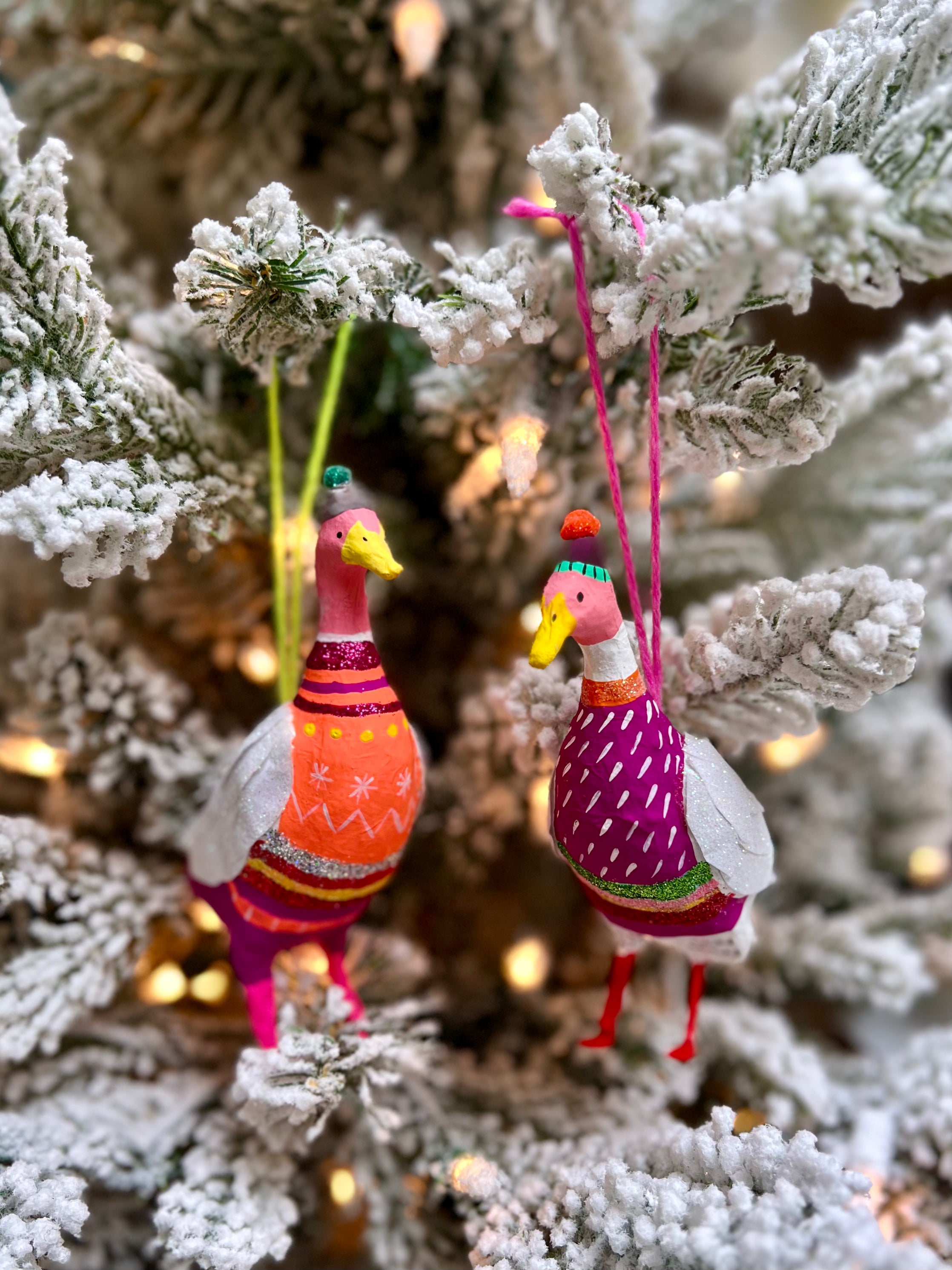Festive Duck Ornament
