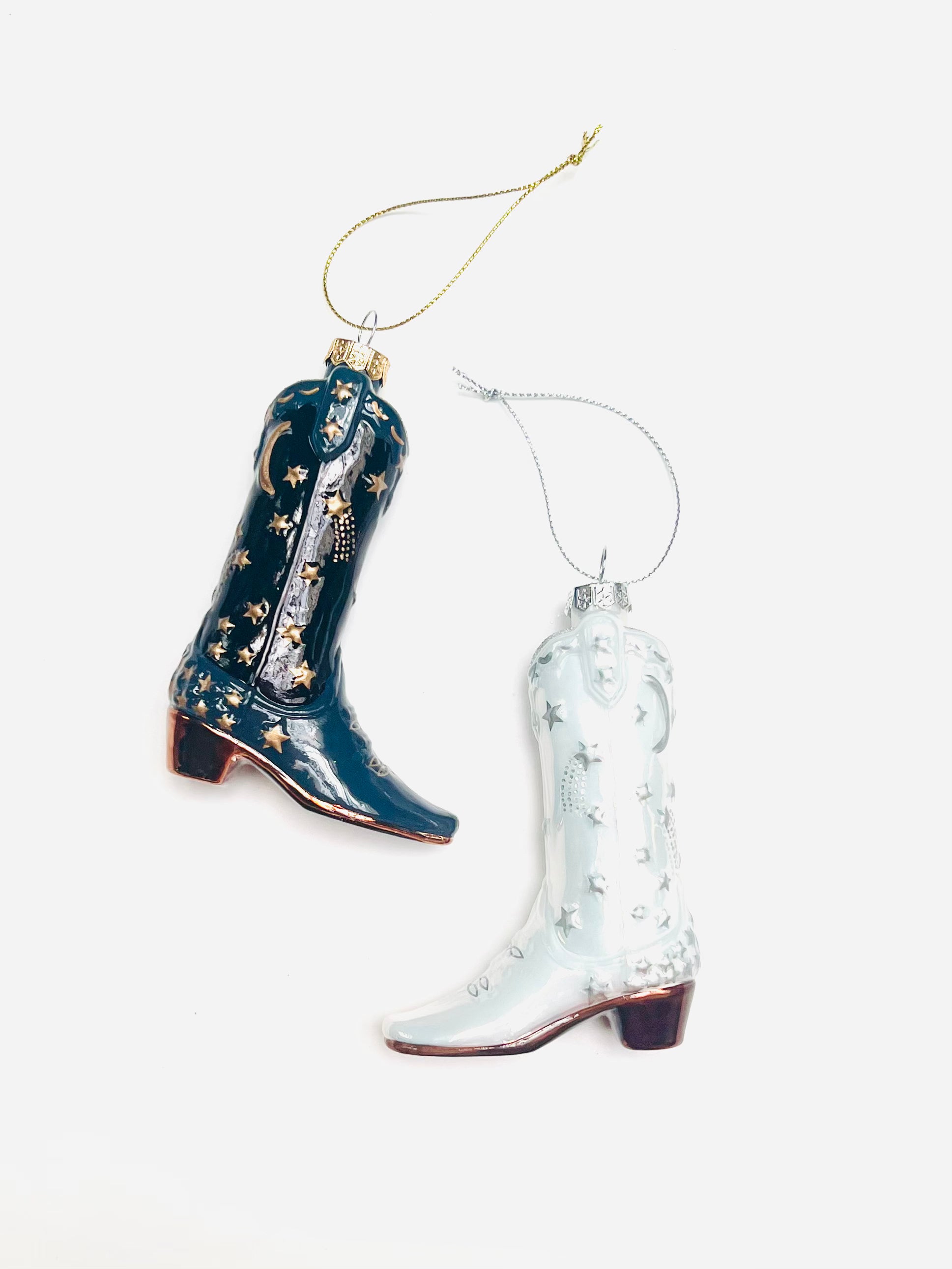 Cosmic Cowboy Boot Ornament