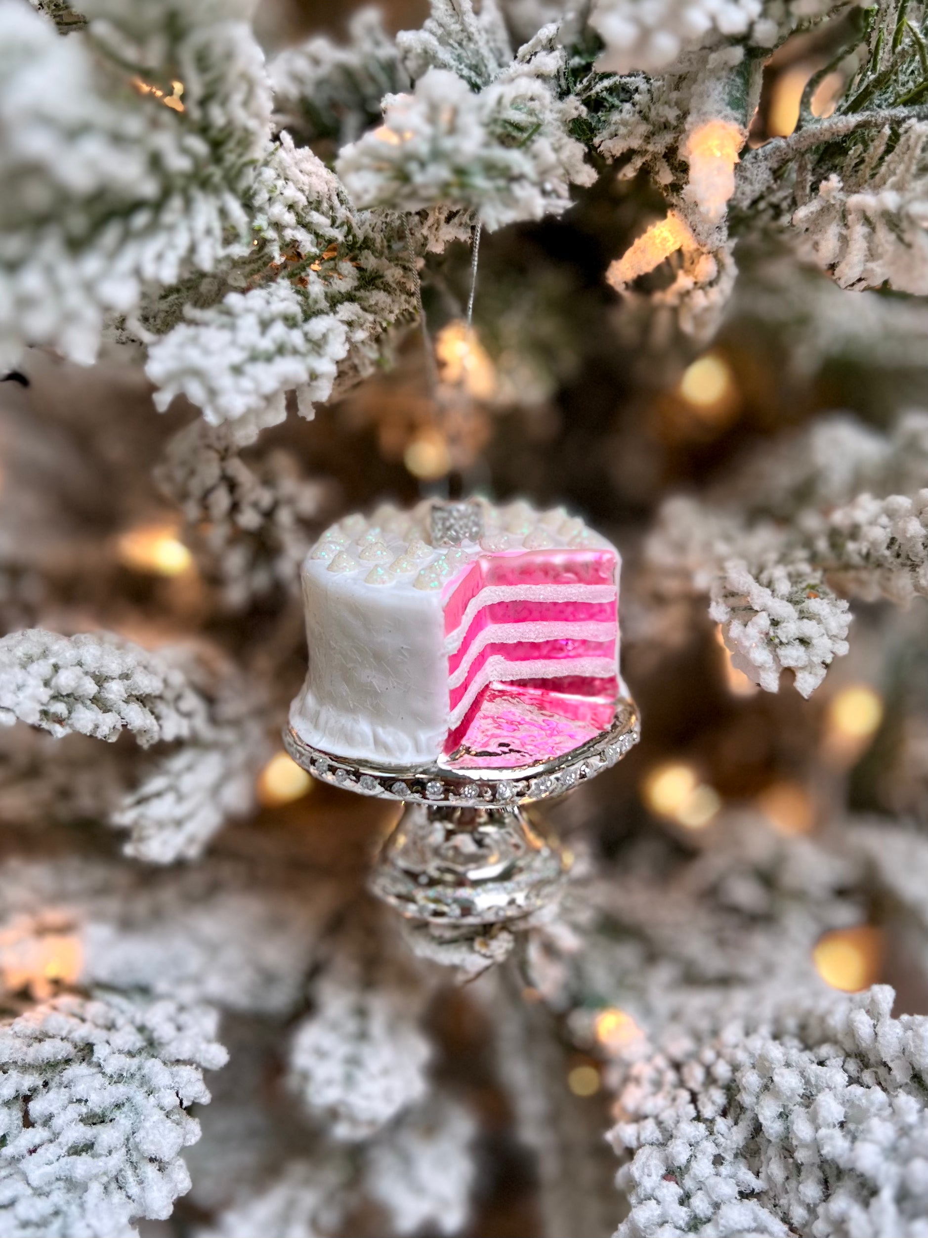 Birthday Cake Stand Ornament