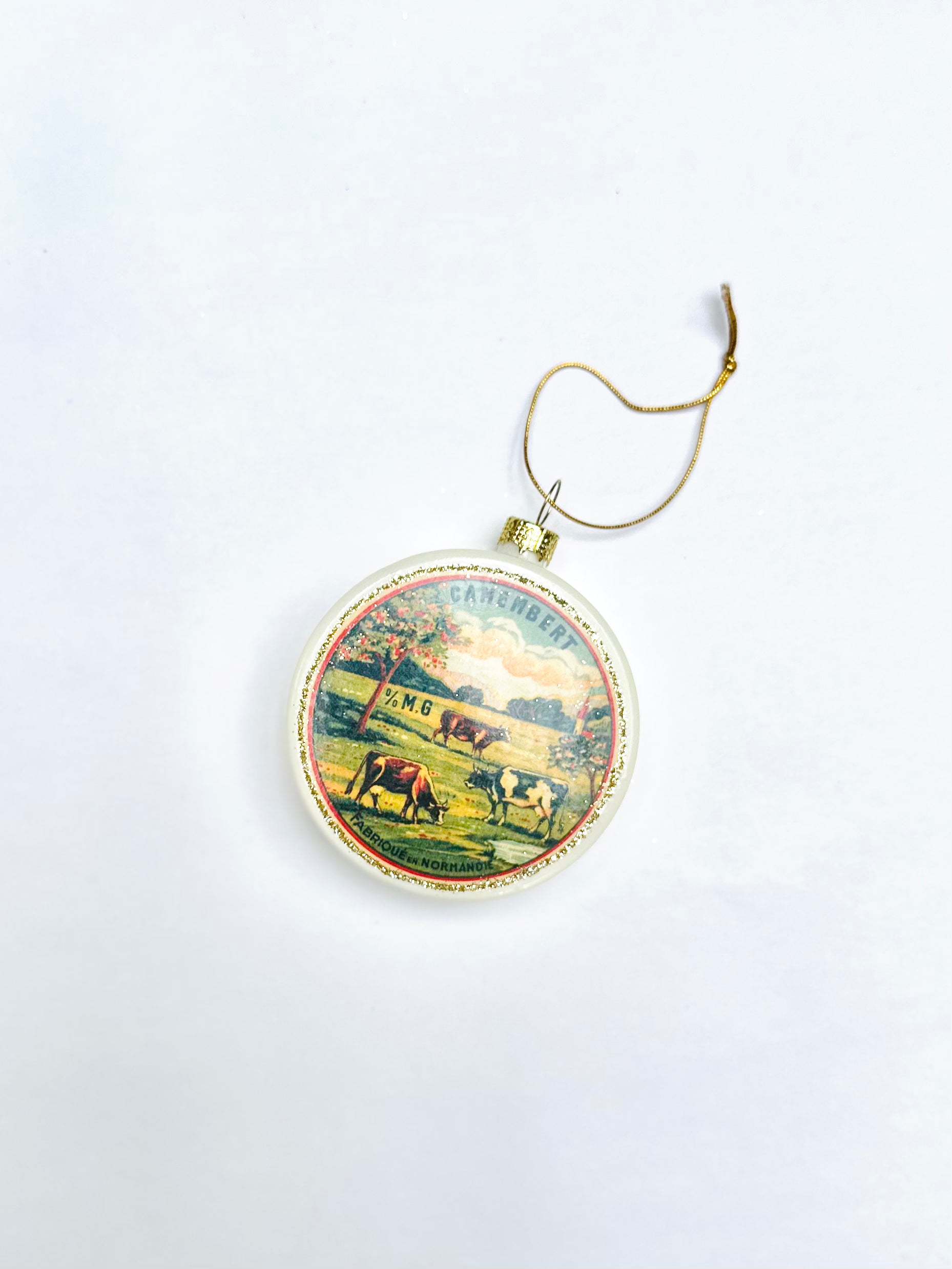 Camembert Cheese Ornament