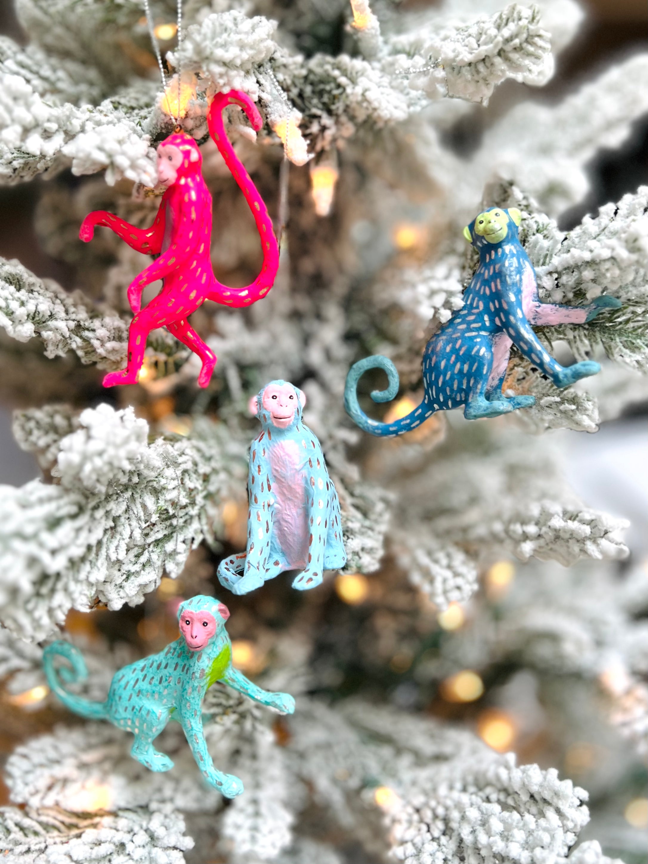 Curious Monkey Ornament