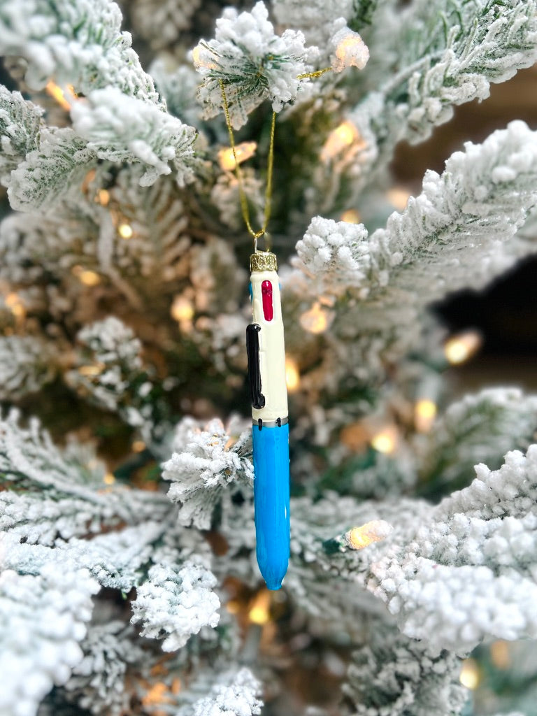 Retro Color Click Pen Ornament