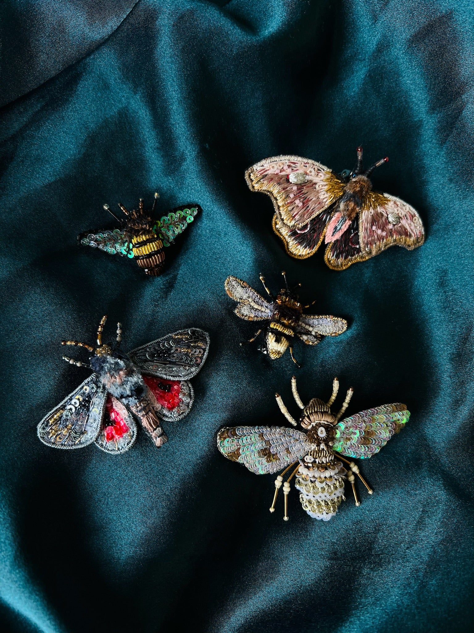 Wholesale Creative Moth Insect Brooch – Butterfly Fashion Enamel Pin, Metal Jewelry, Unbranded
