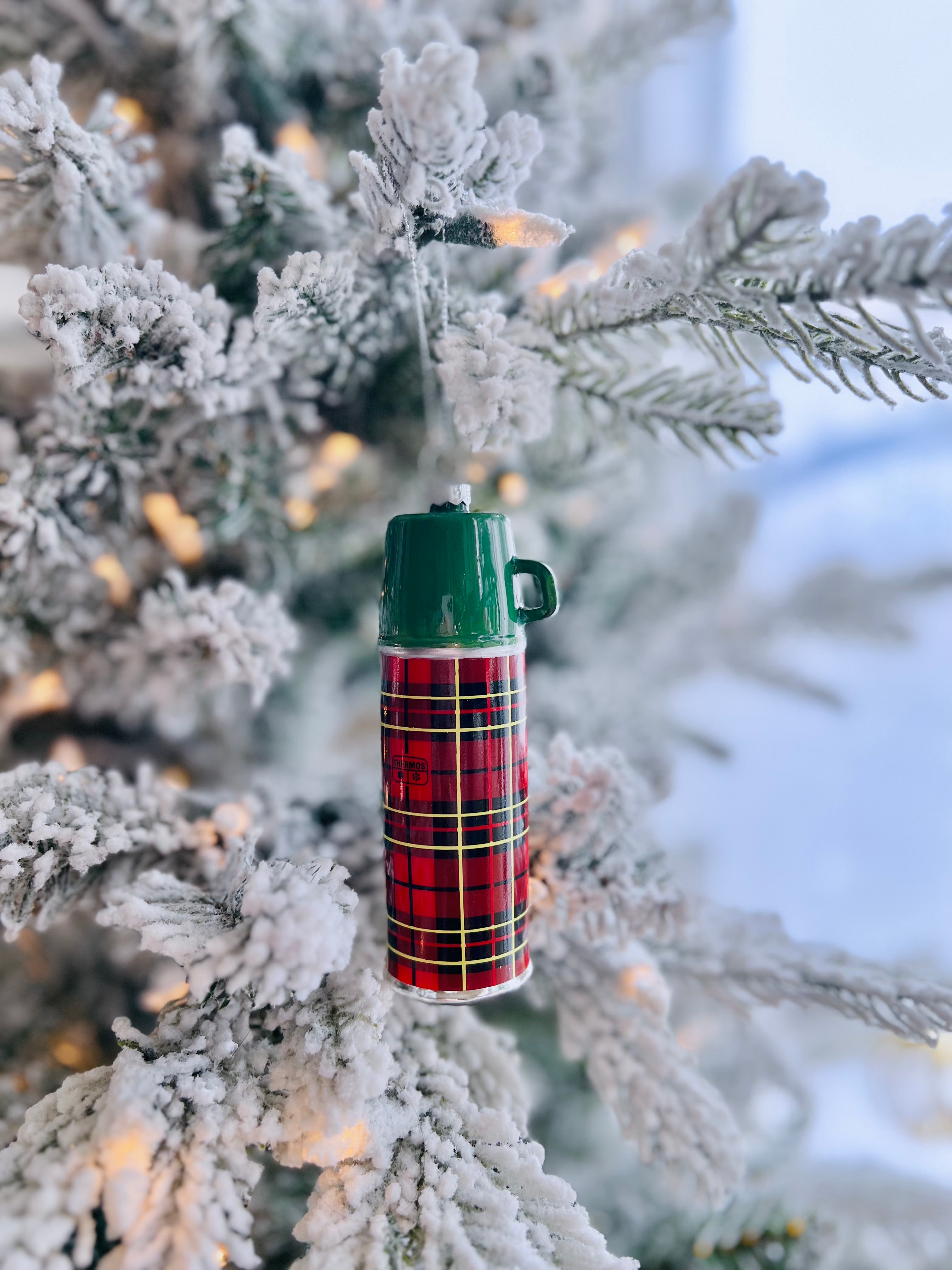 Traditional Vintage Thermos Ornament