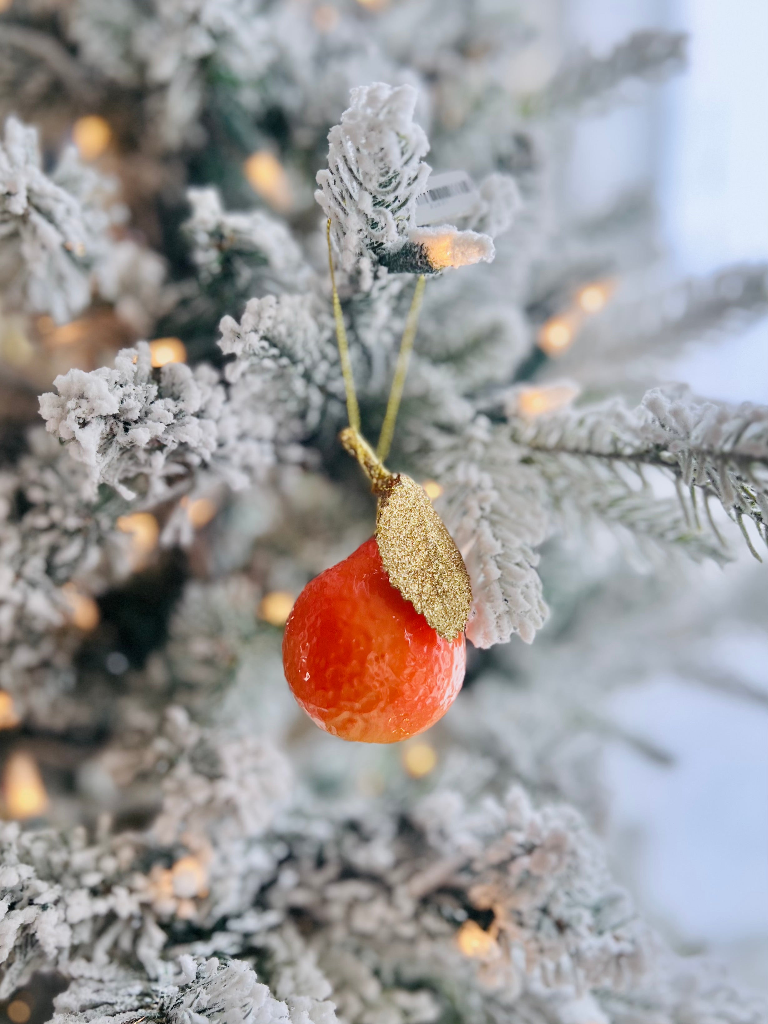 Gold Leaf Cultivated Clementine Ornament
