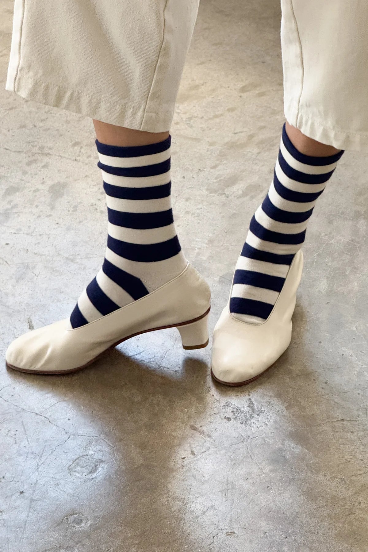 Wally Wide Stripe Socks