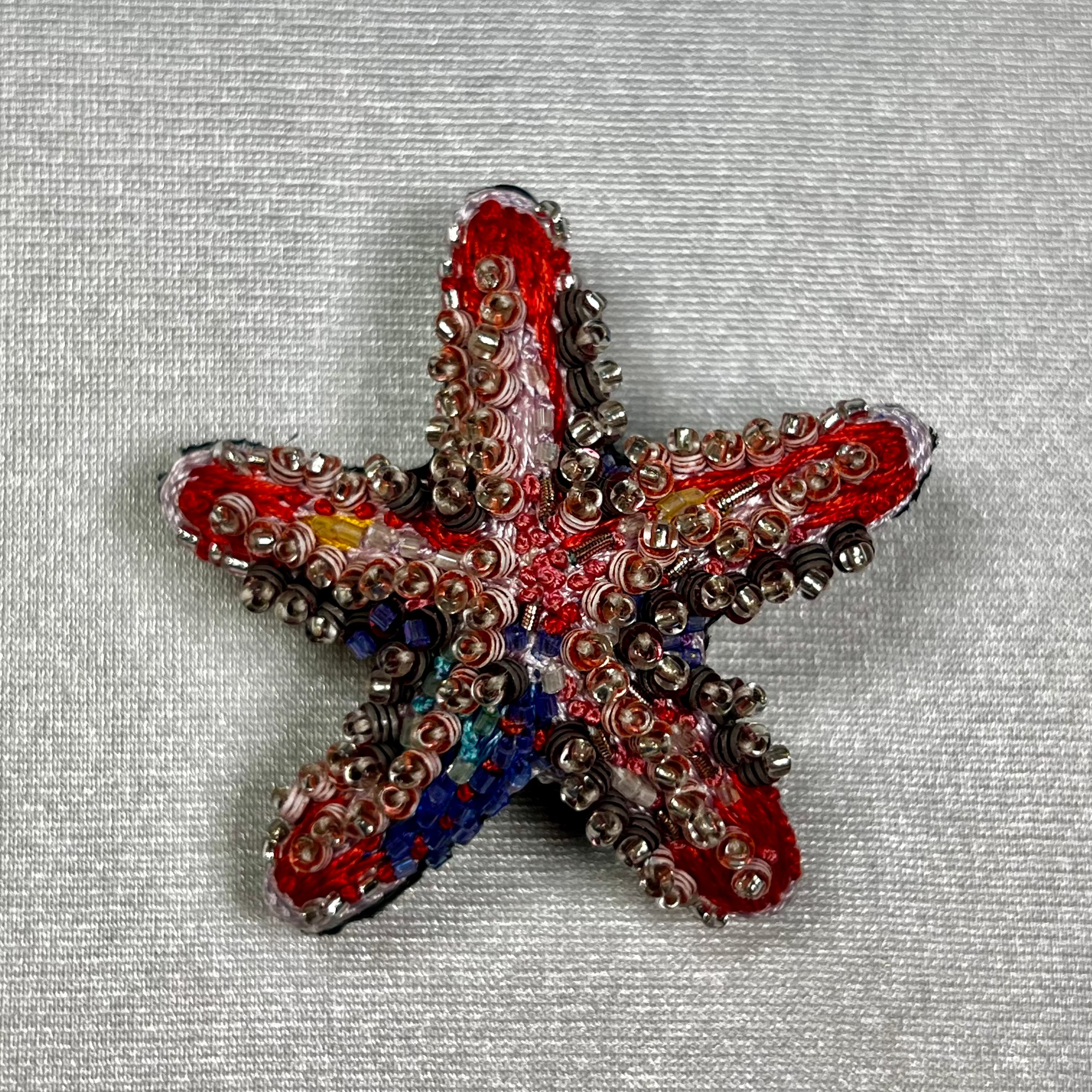 Pink Star Brooch