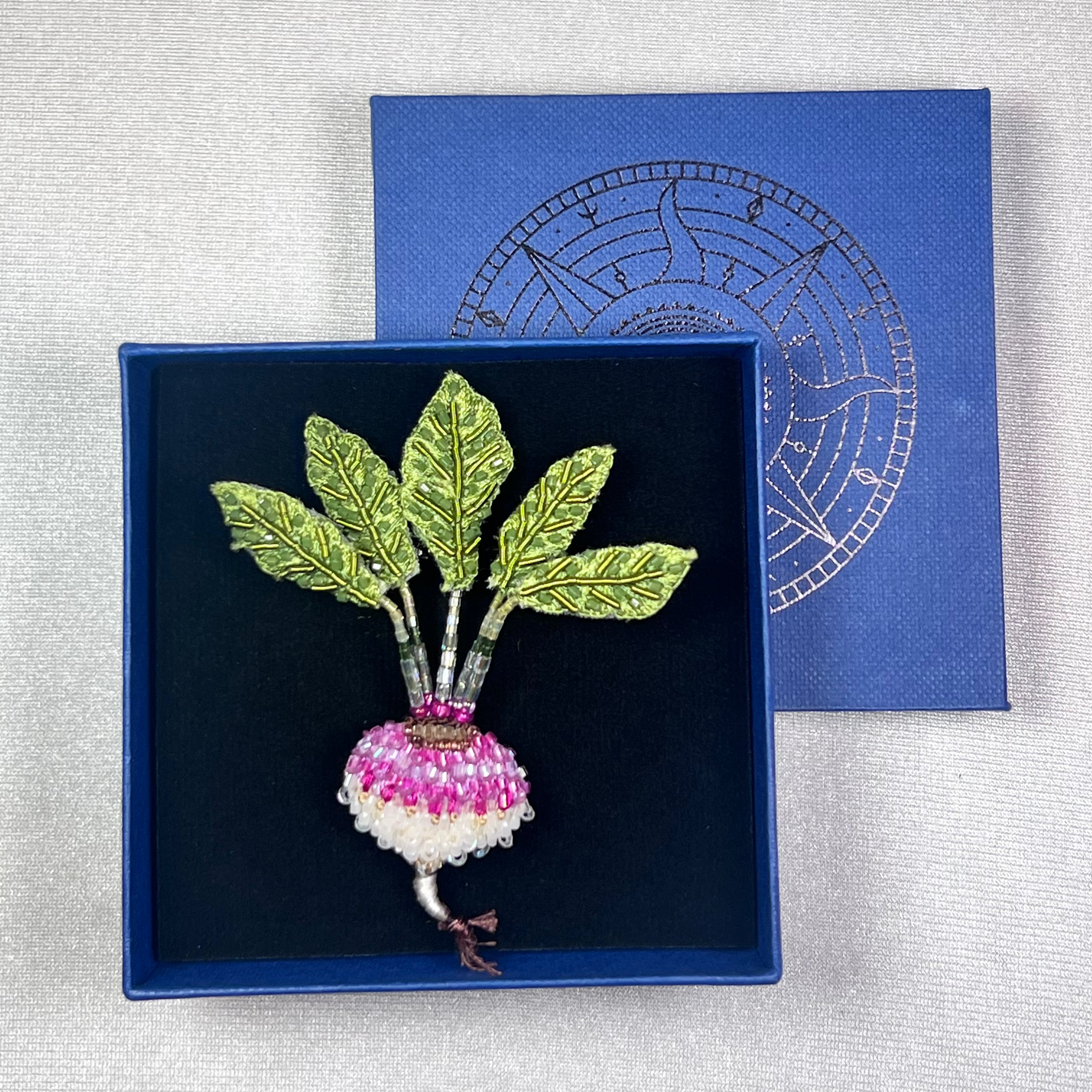 Turnip Brooch Pin
