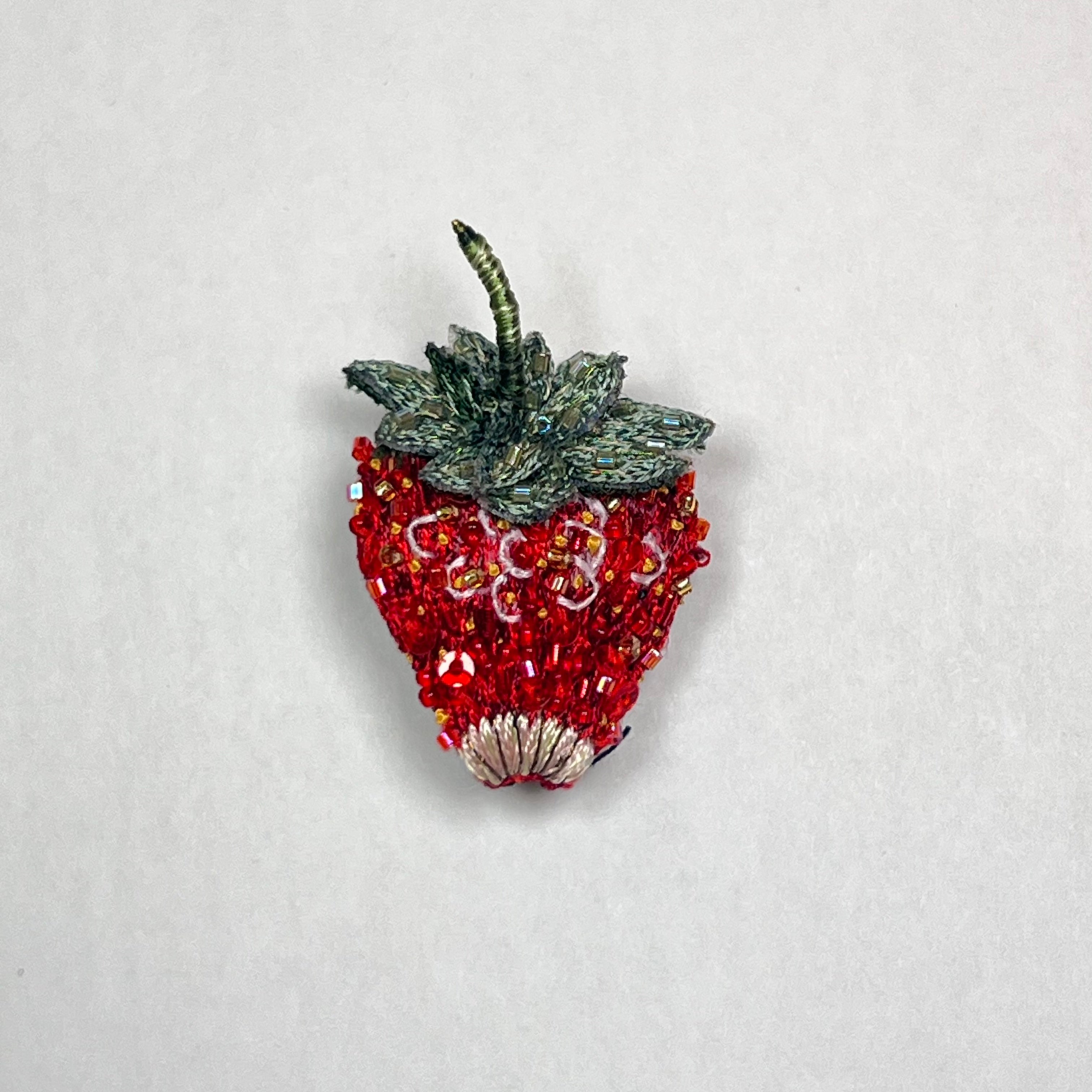 Sparkle Strawberry Brooch