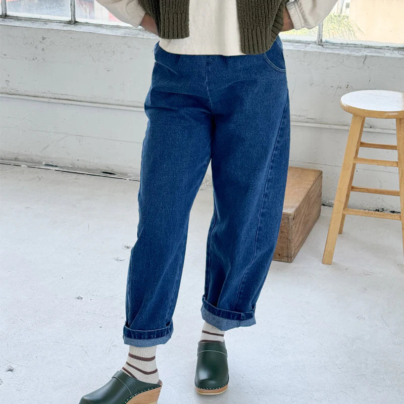 Blue Denim Arc Pants