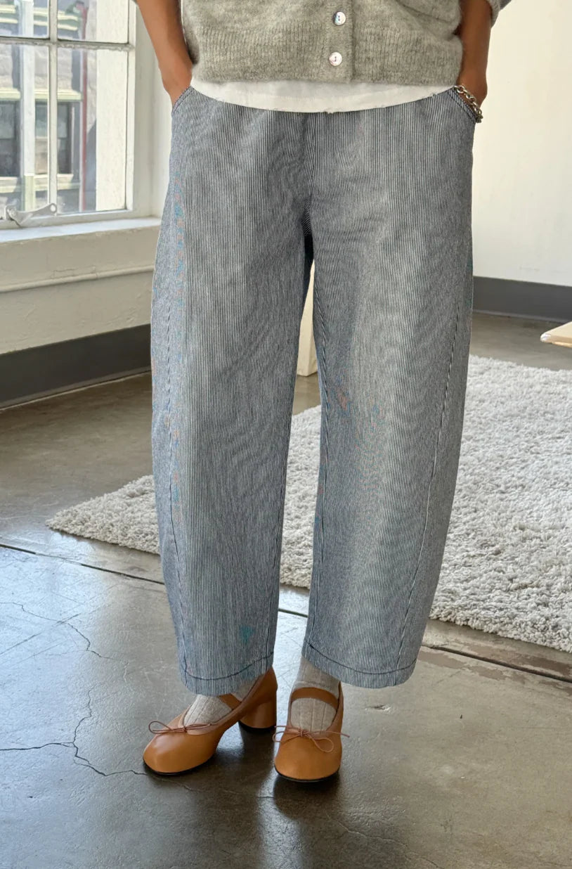 Blue Stripe Arc Pants