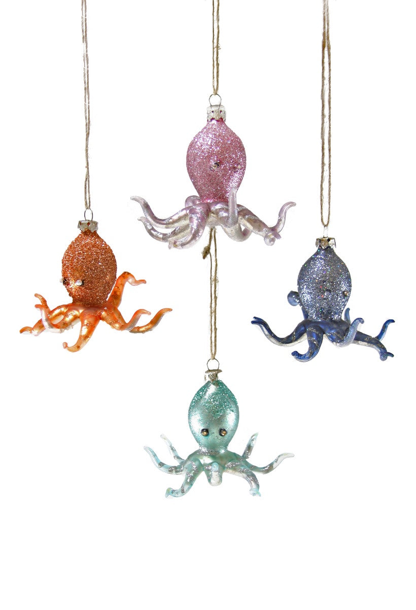 Multicolor Octopus Ornament