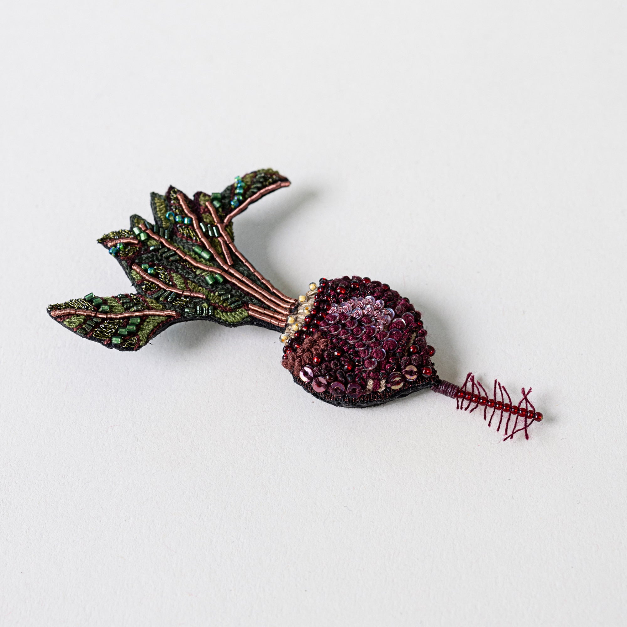 Beet Brooch
