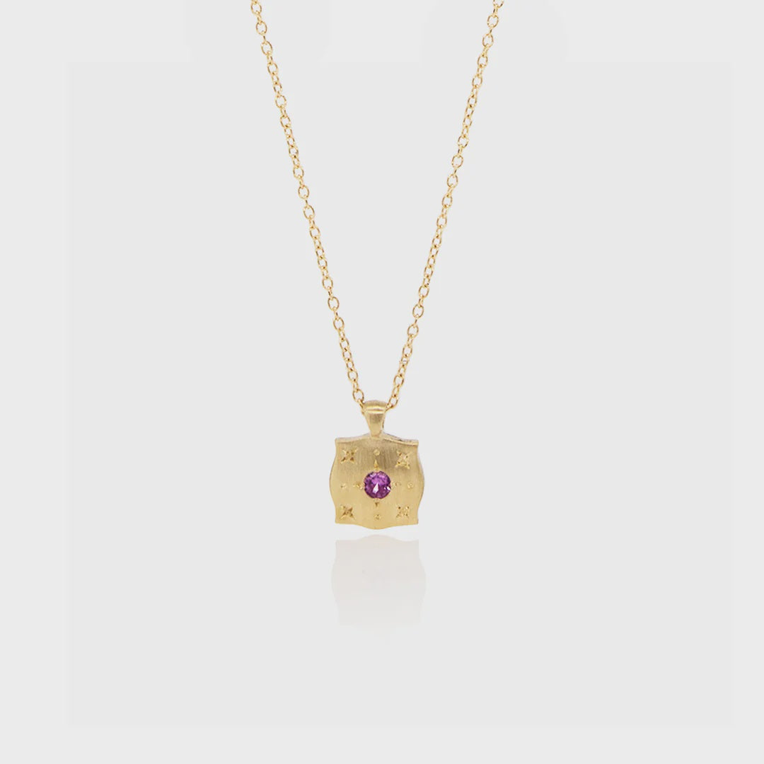 Drops of Happiness Pillow Charm Necklace