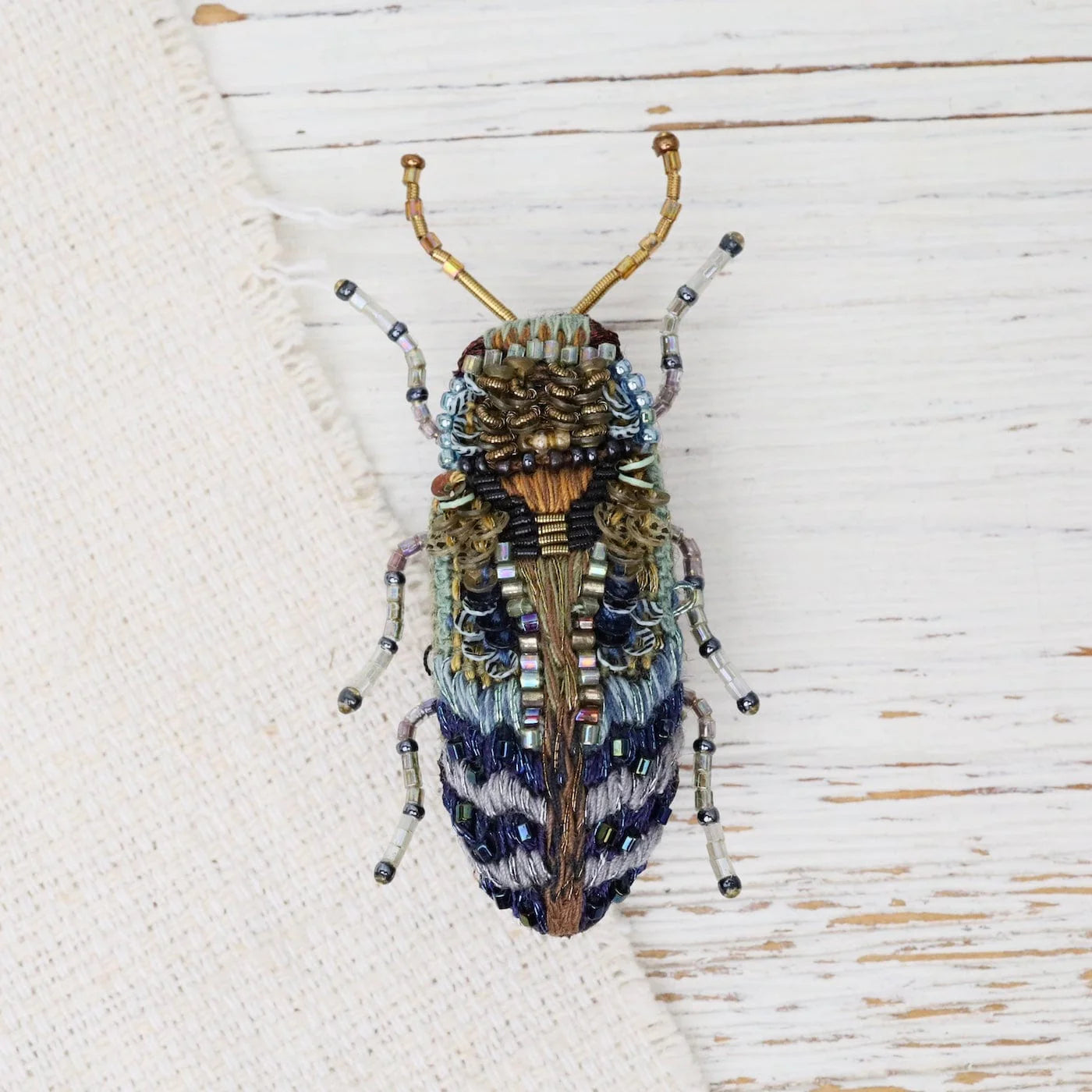Florentinus Beetle Brooch