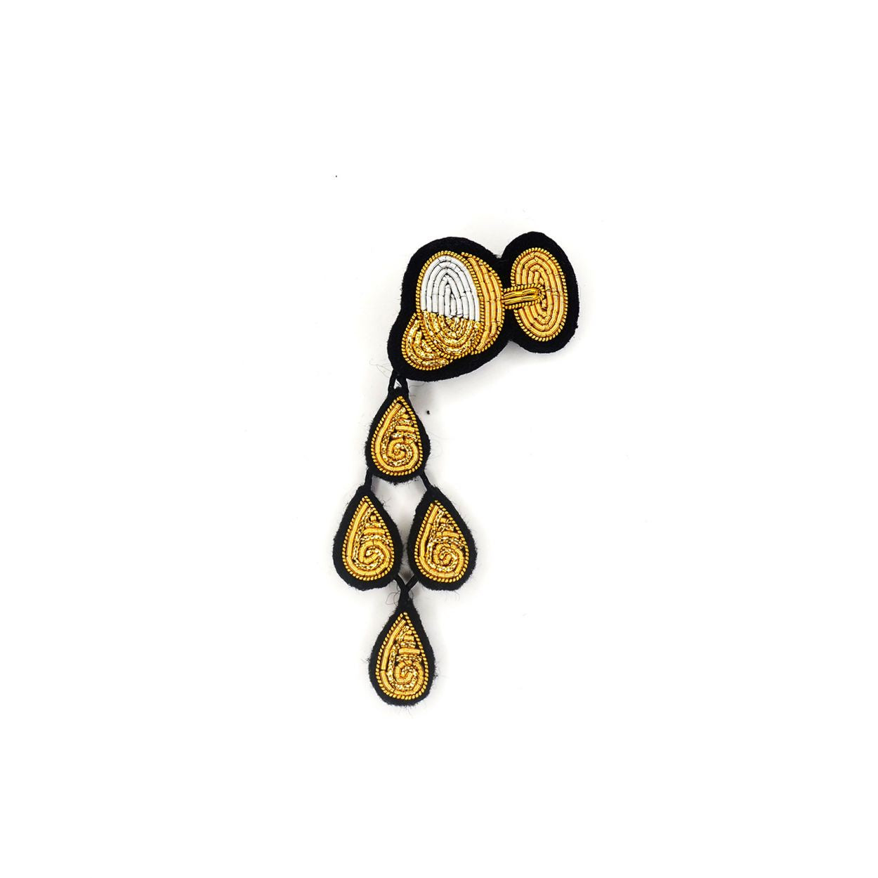 Champagne Rain Brooch