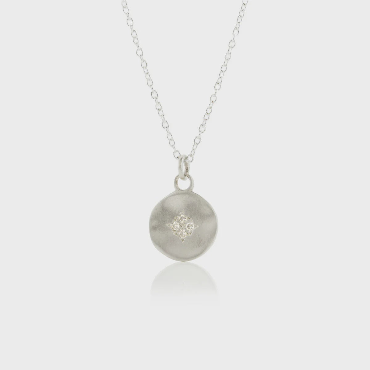 Four Star Wave Pendant Necklace