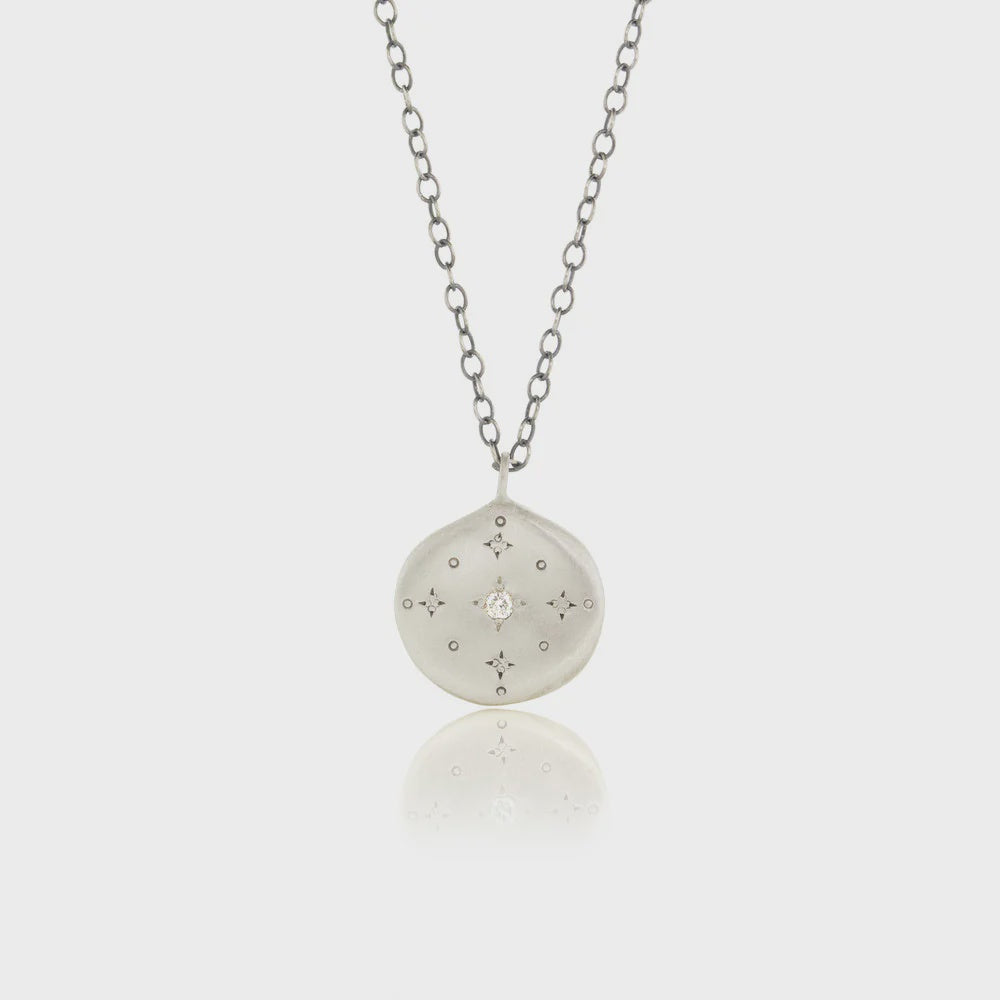 New Moon Pendant Necklace