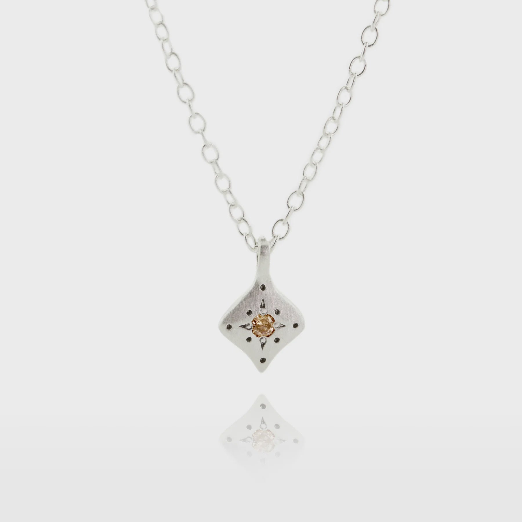 Sliver Night Charm Necklace