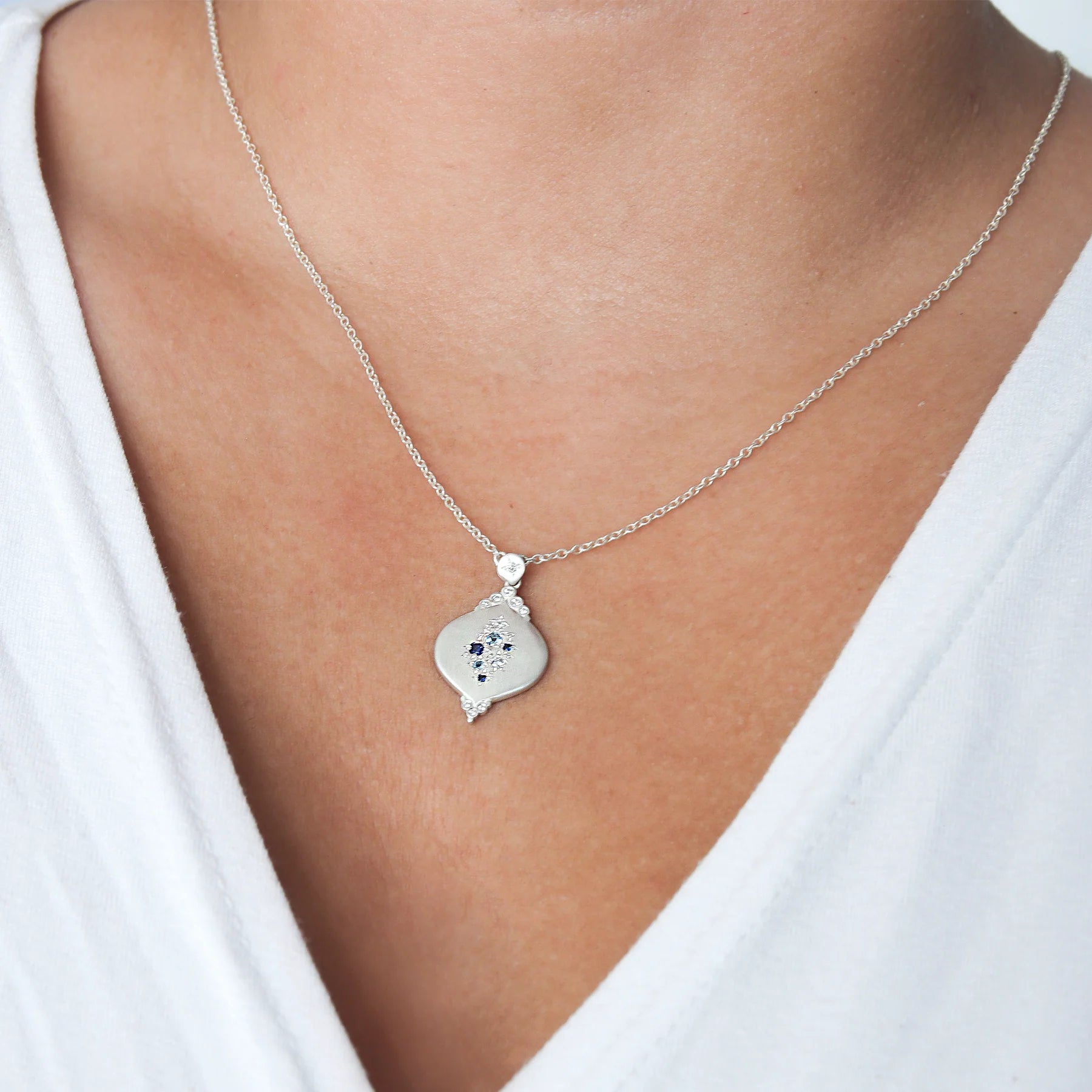 Rain Drop Pendant Necklace