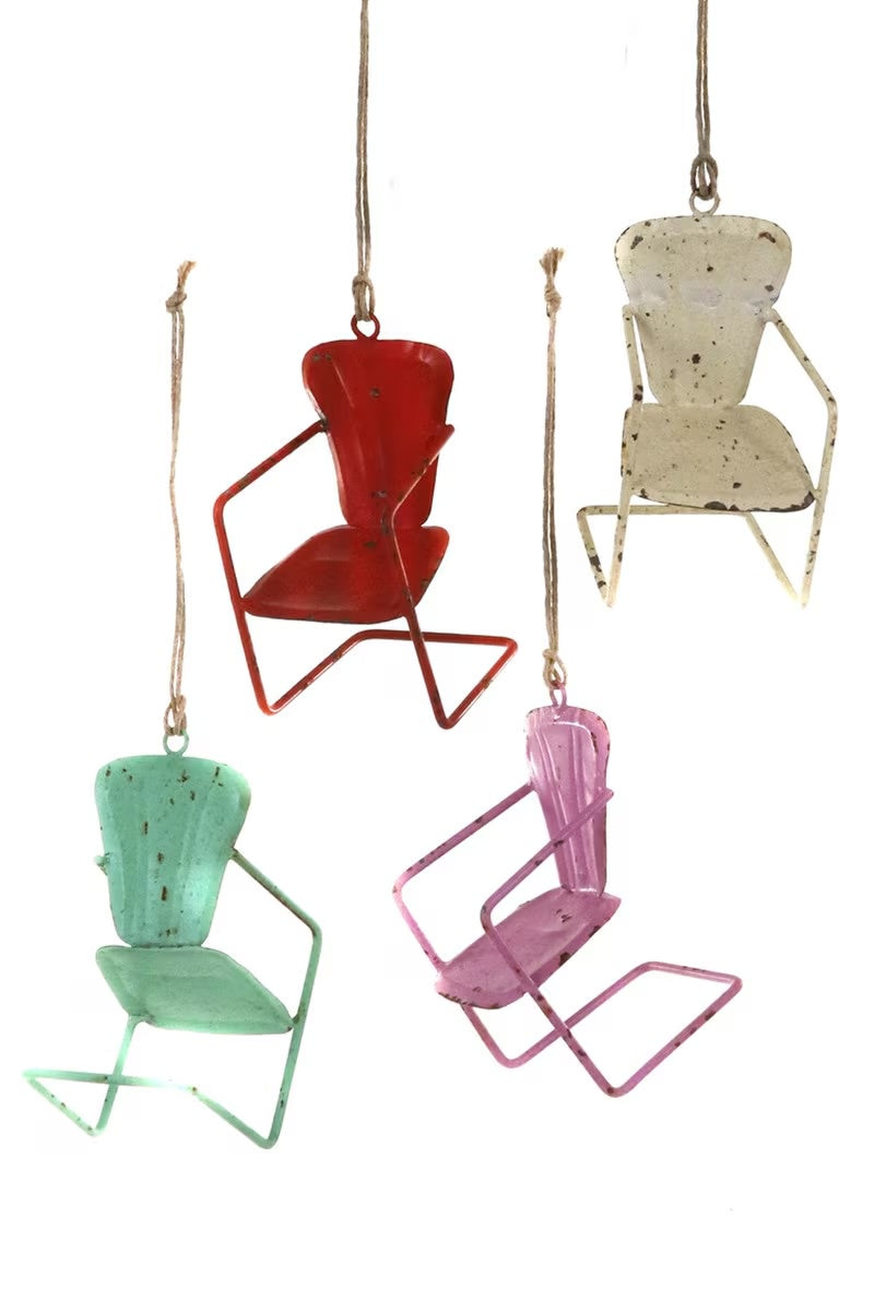 Vintage Scalloped Arm Chair Ornament